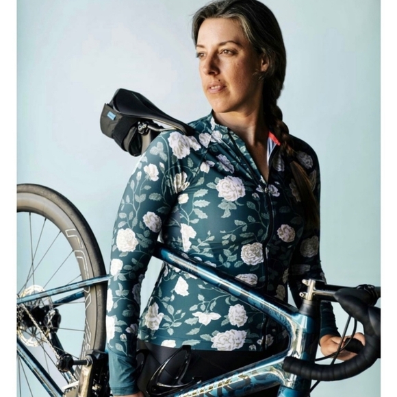 Machines for Freedom Summerweight Long Sleeve Jersey XL Jaded Rose Hemmed to 26” - Picture 11 of 11